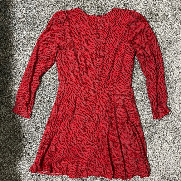 Banana Republic Keyhole Puff Sleeve Dress: new w/ tags; Size 10, Flattering fit - Picture 3 of 16